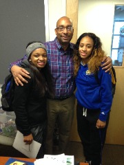 With two student athletes at Coppin State.